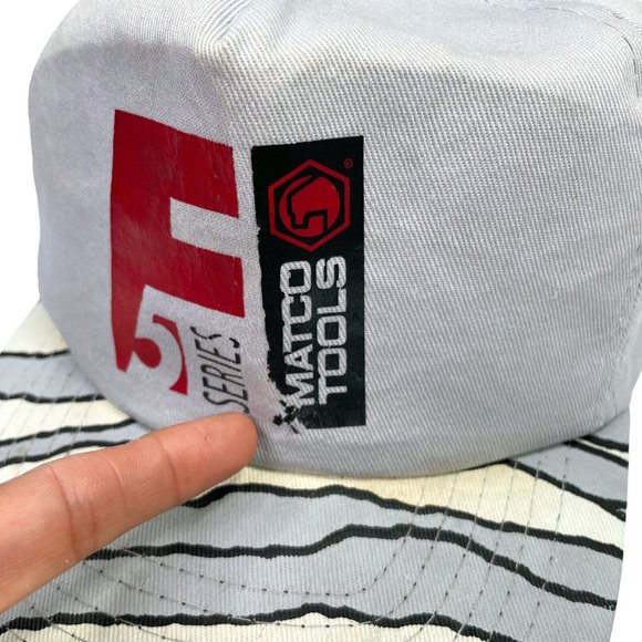 Vintage Matco Tools F5 Series SnapBack Trucker Hat Cap- Zebra Stripes - Picture 12 of 15